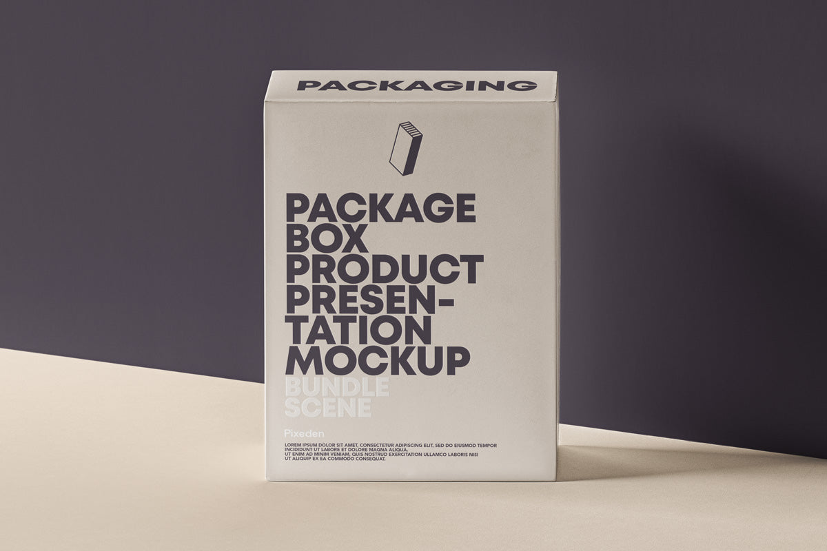 Psd Product Packaging Box Mockup