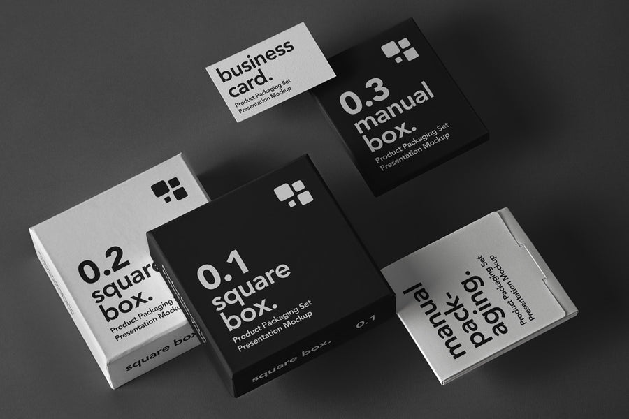 Psd Product Packaging Mockup Set