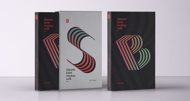 Psd Slipcase Book Mockup Vol8