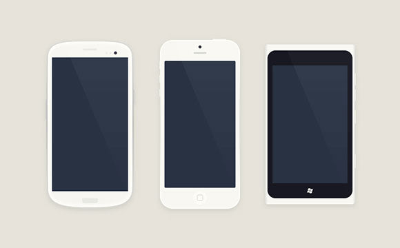 Psd Smartphones Mockups