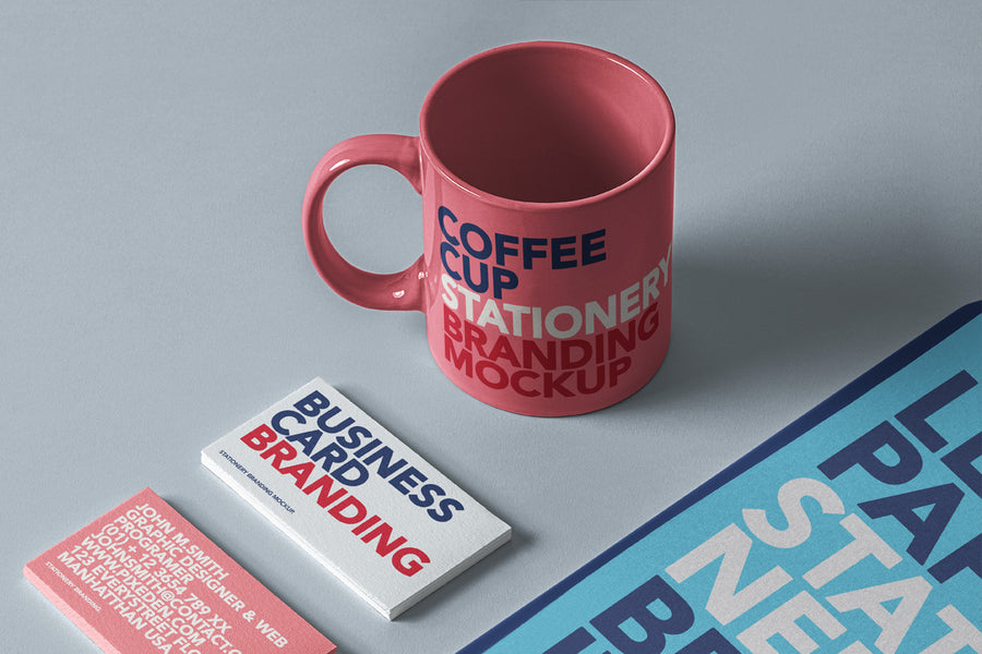 Psd Stationery Branding Mockup Set