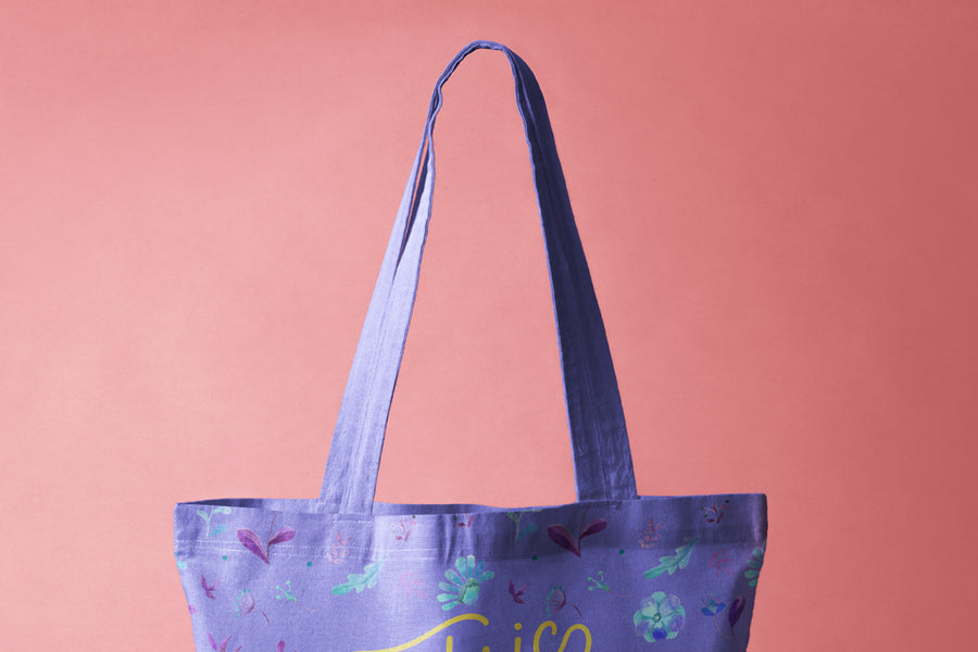 Psd Tote Bag Fabric Mockup Vol4