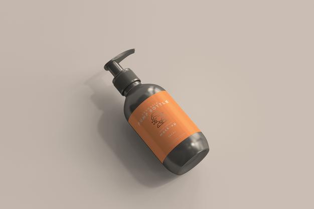 Pump Bottle Mockup Psd