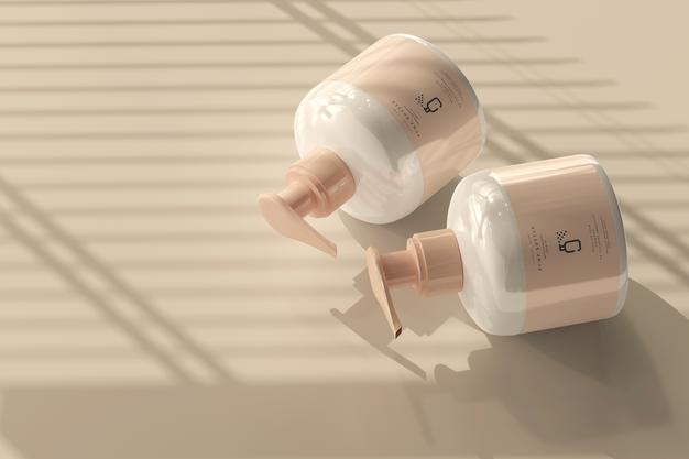 Pump Bottle Mockup Psd