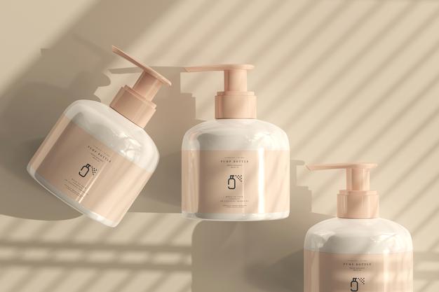 Pump Bottle Mockup Psd