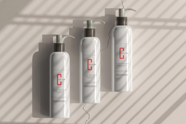 Pump Bottle Mockup Psd