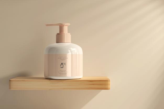 Pump Bottle Mockup Psd