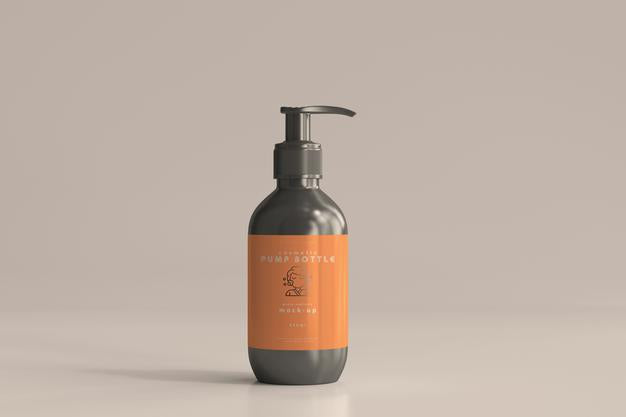 Pump Bottle Mockup Psd