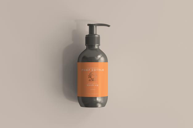 Pump Bottle Mockup Psd