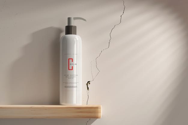 Pump Bottle Mockup Psd