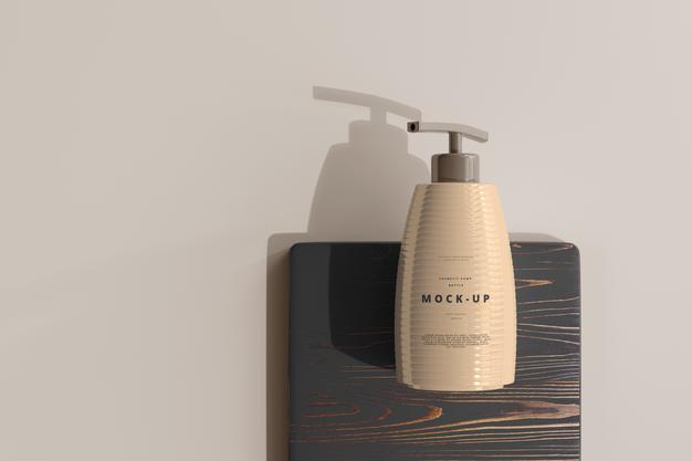 Pump Bottle Mockup Psd