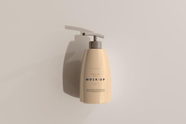 Pump Bottle Mockup Psd