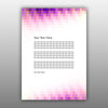 Purple Abstract Brochure Design Psd