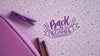 Purple Supplies For Back To School Event Psd