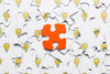 Puzzle Concept With One Red Puzzle Piece Psd