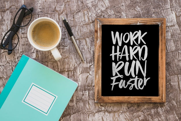 Quote And Frame Mockup Psd