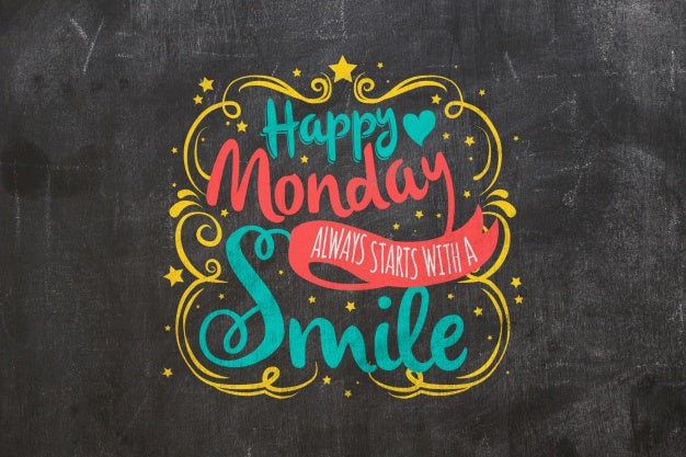 Quote Mockup On Chalkboard Psd