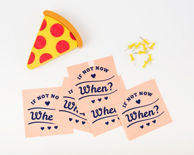 Quote Mockup On Notes Psd