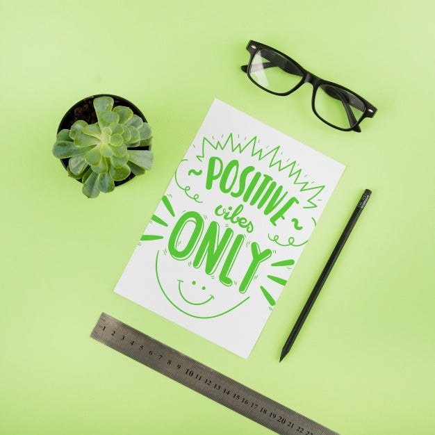 Quote Mockup On Paper Psd