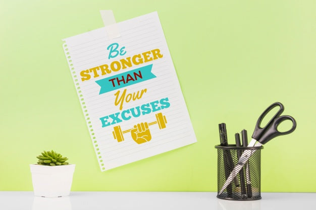 Quote Mockup On Paper Psd