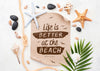 Quote With Summer Nautical Psd