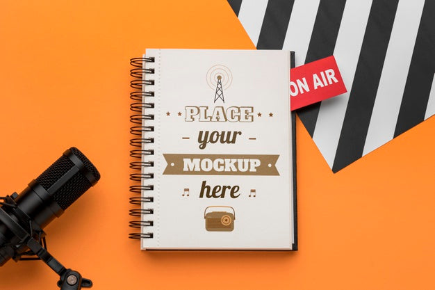 Radio Concept With Mock-Up Psd