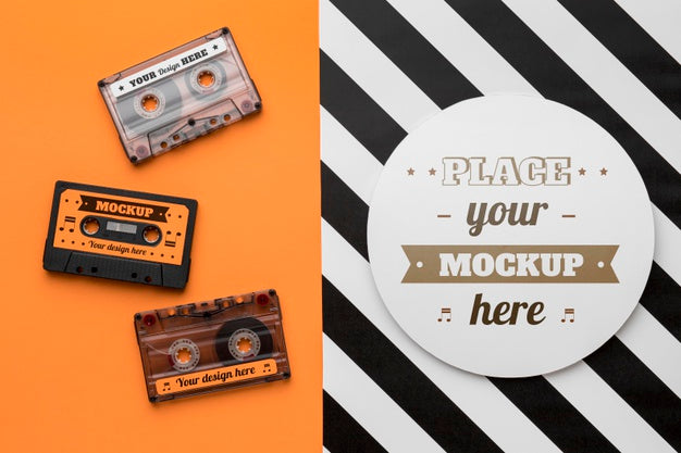 Radio Concept With Mock-Up Psd