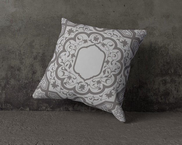 Ramadan Pillow With Different Ornaments Psd