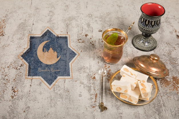 Ramadan Still Life With Copyspace Psd