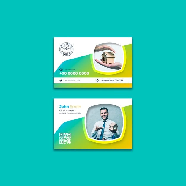 Real Estate Business Card Template Psd