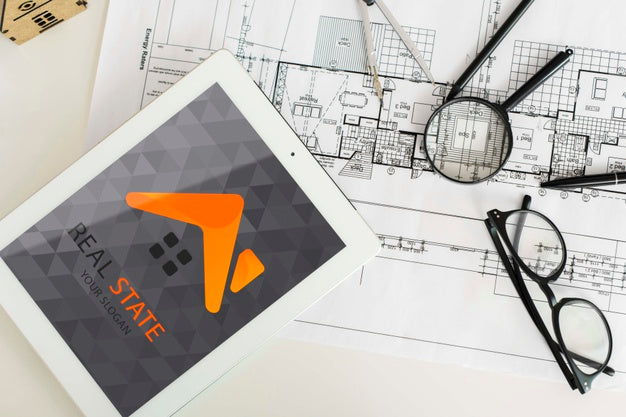 Real Estate Concept Mock-Up Psd