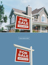Real Estate Outdoor Signboard Mockup