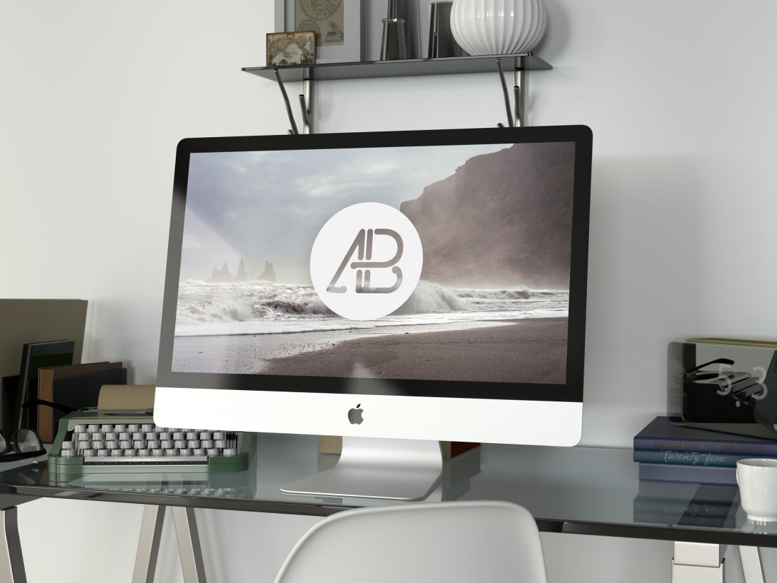 Realistic 5K Imac Mockup Vol.2