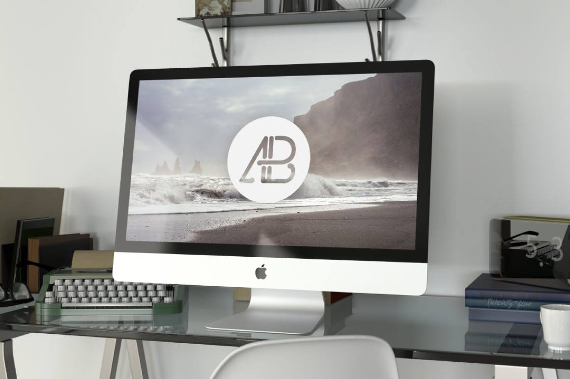Realistic 5K Imac Mockup Vol.2