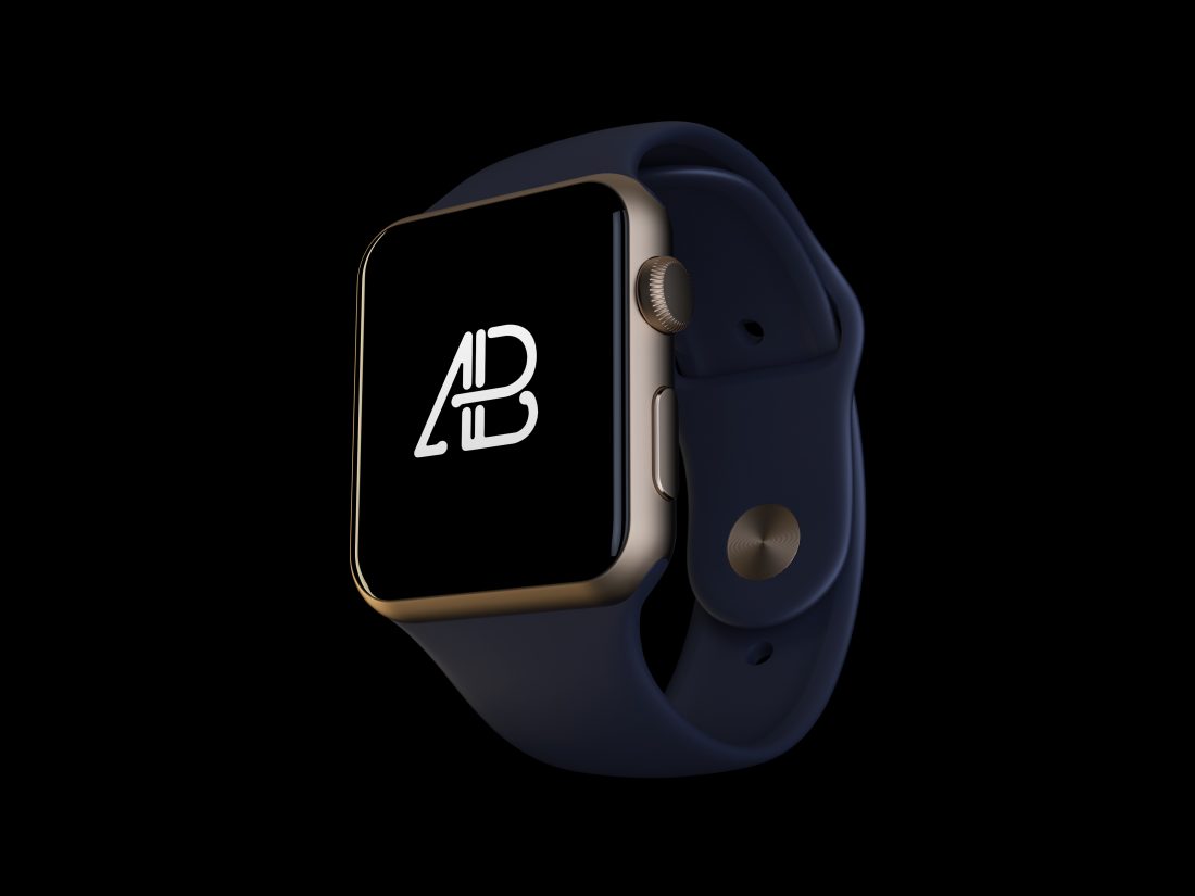 Realistic Apple Watch Series 2 Mockup