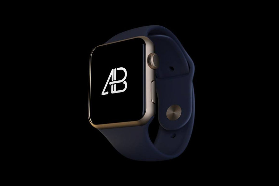 Realistic Apple Watch Series 2 Mockup