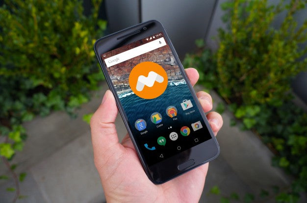 Realistic Black Mobile Phone Presentation Psd