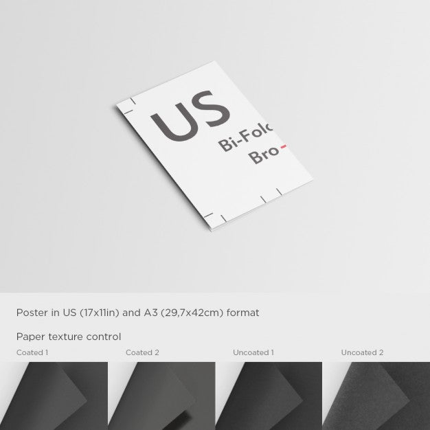 Realistic Brochure Template Psd