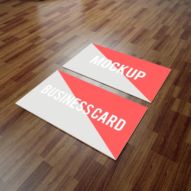 Realistic Business Car Mock Up Psd