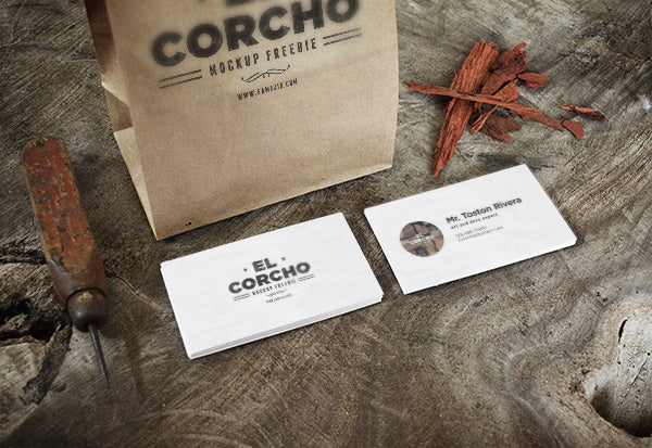 Realistic Business Card Mockup #2