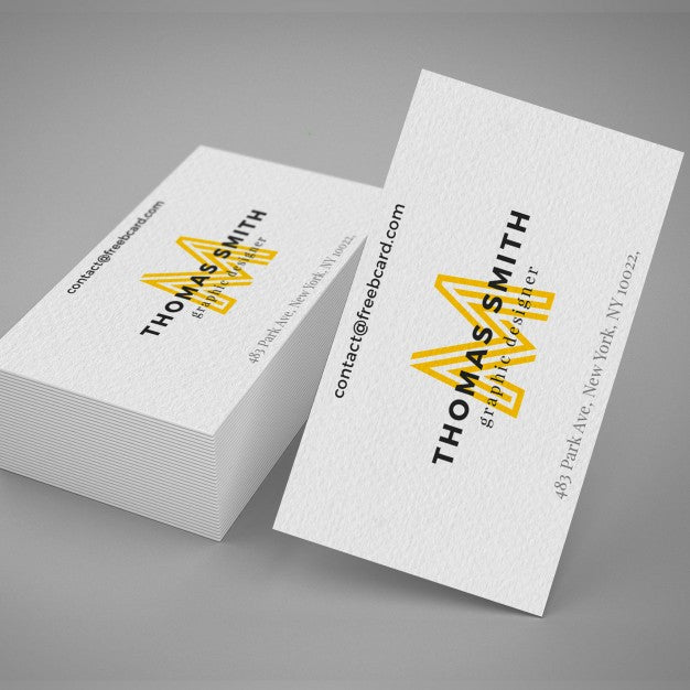 Realistic Business Card Mockup Psd