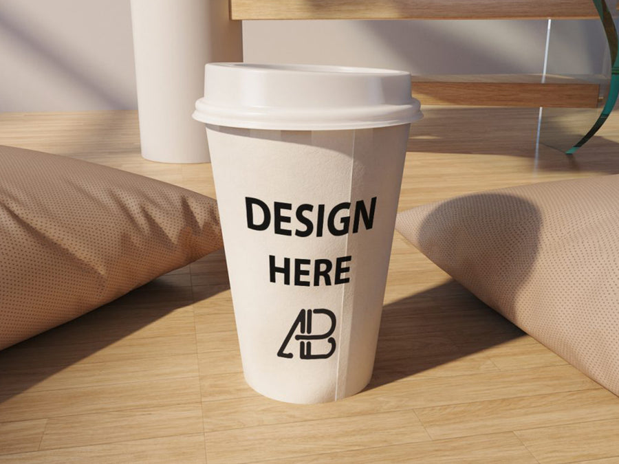 Realistic Coffee Cup Mockup