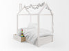 Realistic Cute Child Bed With House Shape Psd