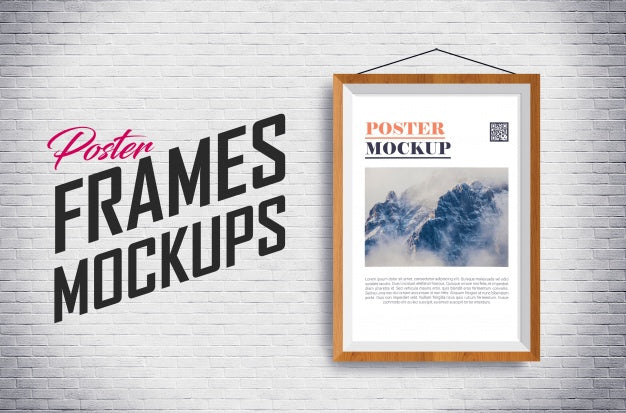 Realistic Frame Mock Up Psd