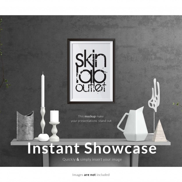 Realistic Frame Mock Up Psd