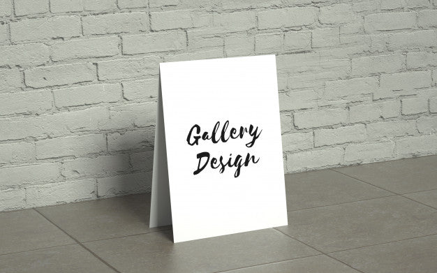 Realistic Gallery Mockup Psd