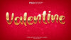 Realistic Golden Text Effect On Red Sparkles Background Psd