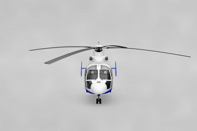 Realistic Helicopter Mockup Psd