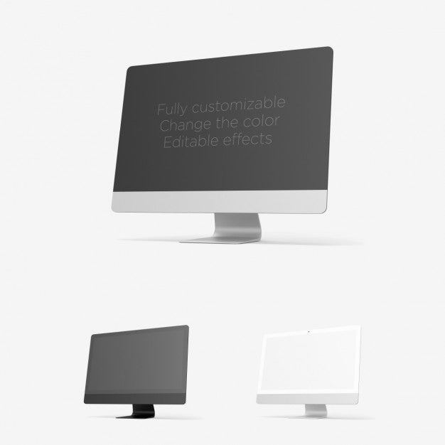 Realistic Imac Presentation Psd
