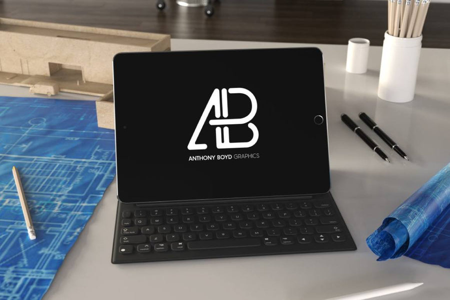 Realistic Ipad Pro Mockup Vol.4